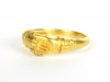 Fede-Ring, gold, Seite links