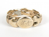Gimmel-Ring, gold, vorne oben